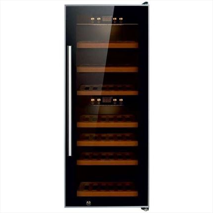 ARMARIO DE VINO DOBLE TEMPERATURA 50 BOTELLAS