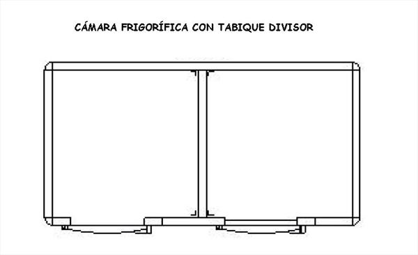 CÁMARA FRIGORÍFICA altura 2.000 mm. (1)